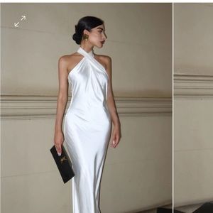 Laura Halter Satin Gown